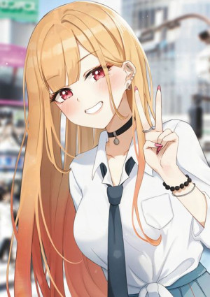 Plakat A3 Projekt Cosplay Marin Kitagawa Promocja