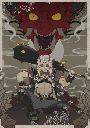 Plakat A3 Genshin Impact Arataki Itto PROMOCJA!