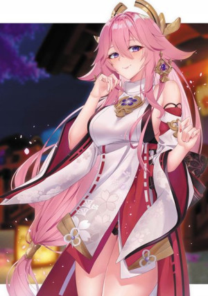 Plakat A3 Genshin Impact YaeMiko PROMOCJA!