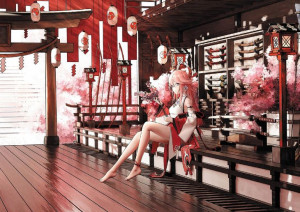 Plakat A3 Genshin Impact YaeMiko PROMOCJA!
