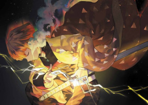 Plakat A3 Kimetsu no Yaiba Zenitsu PROMOCJA!