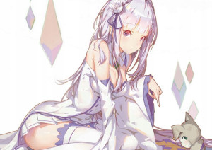Plakat A3 Re:ZERO Emilia PROMOCJA
