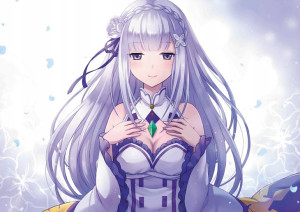 Plakat A3 Re:ZERO Emilia PROMOCJA