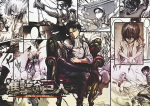 Plakat A3 Shingeki no Kyojin Levi PROMOCJA