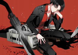 Plakat A3 Shingeki no Kyojin Levi PROMOCJA