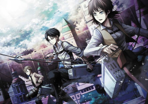 Plakat A3 Shingeki no Kyojin PROMOCJA