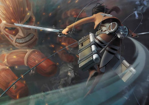 Plakat A3 Shingeki no Kyojin Mikasa PROMOCJA!