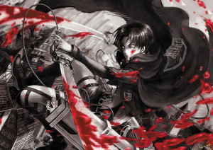 Plakat A3 Shingeki no Kyojin Levi PROMOCJA!
