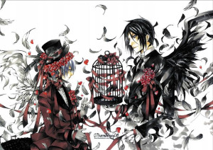 Plakat A3 Kuroshitsuji Ciel i Sebastian PROMOCJA!