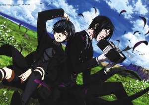 Plakat A3 Kuroshitsuji Ciel i Sebastian PROMOCJA!