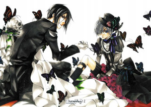 Plakat A3 Kuroshitsuji Ciel i Sebastian PROMOCJA!