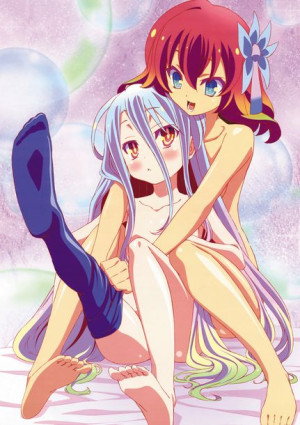 Plakat A3 No game No Life Shiro i Stephanie PROMO!