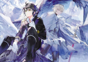 Plakat A3 Owari no Seraph Mika i Yuu