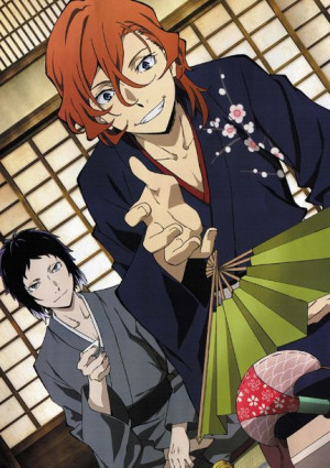 Plakat A3 BungouStrayDogs Akutagawa i Chuuya