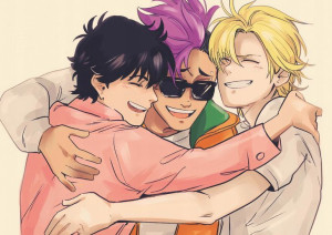 Plakat A3 Banana Fish Ash, Shorter i Eiji