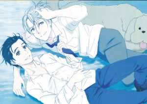 Plakat A3 Yuri on Ice Yuri i Victor