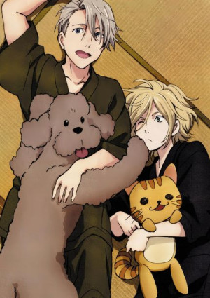Plakat A3 Yuri on Ice Victor i Yurio