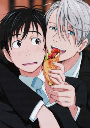 Plakat A3 Yuri on Ice Yuri i Victor