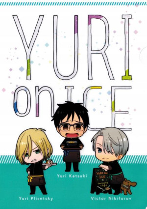 Plakat A3 Yuri on Ice Yuri, Victor i Yurio