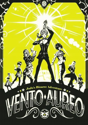 Plakat A3 JoJo's Bizarre Adventure Giorno i Bruno