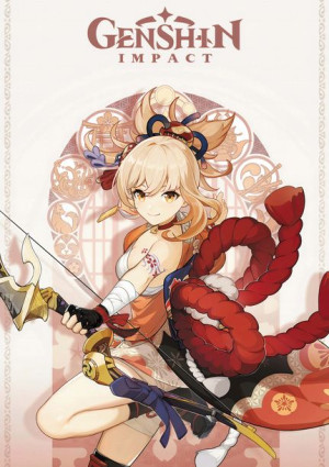 Plakat A3 Genshin Impact Yoimiya
