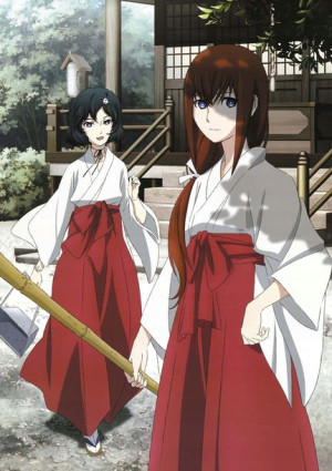 Plakat A3 Steins;Gate Kurisu i Ruka (Shaman Girls)