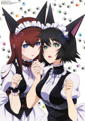 Plakat A3 Steins;Gate Mayushi i Kurisu