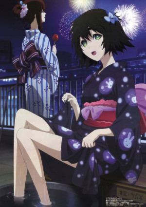 Plakat A3 Steins;Gate Mayushi i Kurisu