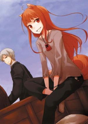 Plakat A3 Spice and Wolf Horo i Lawrence