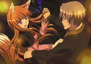Plakat A3 Spice and Wolf Horo i Lawrence