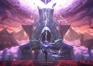 Plakat A3 Genshin Impact Raiden Shogun PROMOCJA!