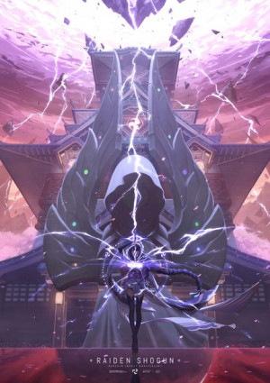 Plakat A3 Genshin Impact Raiden Shogun PROMOCJA!