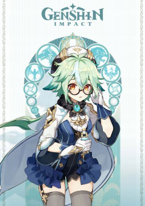 Plakat A3 Genshin Impact Sucrose PROMOCJA!