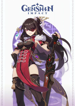 Plakat A3 Genshin Impact Beidou PROMOCJA!