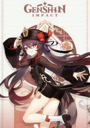 Plakat A3 Genshin Impact HuTao