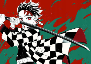 Plakat A3 Kimetsu no Yaiba Tanjirou