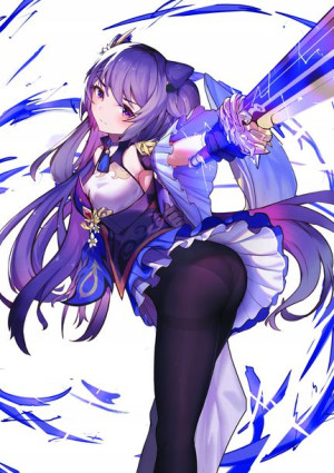 Plakat A3 Genshin Impact Keqing PROMOCJA!