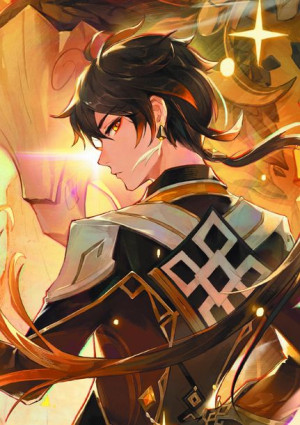 Plakat A3 Genshin Impact Zhongli