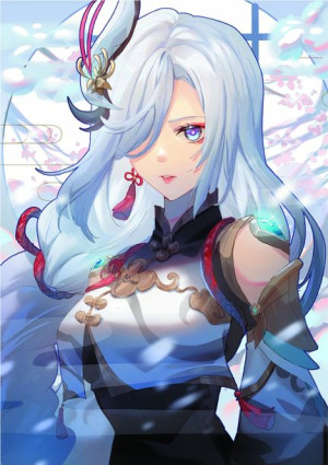 Plakat A3 Genshin Impact Shenhe