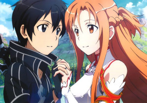 Plakat A3 Sword Art Online SAO Asuna i Kirito