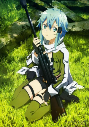 Plakat A3 Sword Art Online SAO Sinon