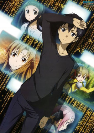 Plakat A3 Sword Art Online SAO Kirito, Asuna