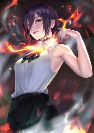 Plakat A3 anime Chainsaw Man Reze