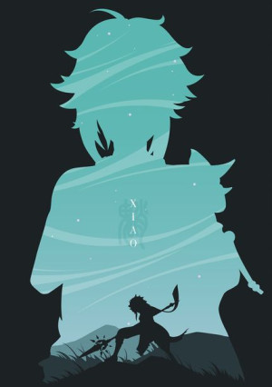 Plakat A3 Genshin Impact Xiao