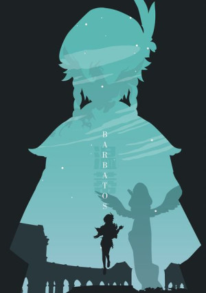 Plakat A3 Genshin Impact Venti