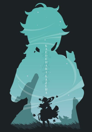 Plakat A3 Genshin Impact Kadehara Kazuha