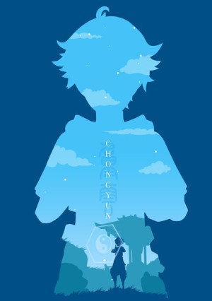 Plakat A3 Genshin Impact Chongyun PROMOCJA!