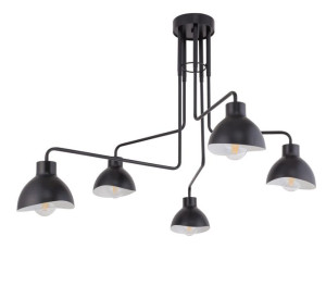 Holi lampa sufitowa czarno biała regulowana 32451 Sigma