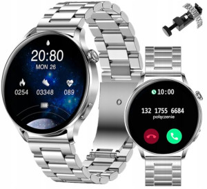 SMARTWATCH Zegarek Ciśnieniomierz ROZMOWY menu PL