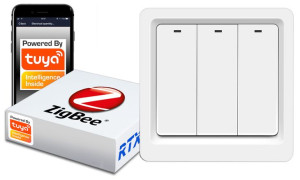 Włącznik Światła 3 Klik. Zigbee Tuya #Działa Bez N